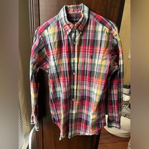 Ralph Lauren Madras / Plaid Button Down